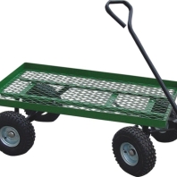 36"X18" Flat Bed Mesh Cart
